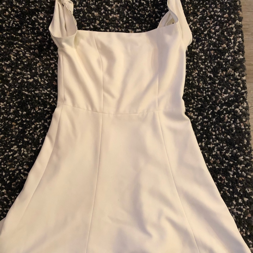 French Connection White off the shoulder dress